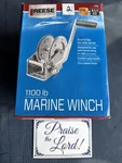 Reese Marine Trailer Winch Single-speed 1100 Lbs Capacity. Fixed Price $36.00.