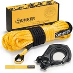 Bunker Indust 1/4" X 50' Synthetic Winch Rope Kit,11023lbs 50', Yellow. Fixed Price $56.17.