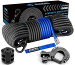 Synthetic Winch Rope Kit, 3/16" X 50ft 8500lbs Blue+black Cable With Pr.... Fixed Price $47.22.