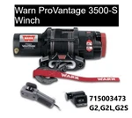 Can-am Oem Outlander/renegade Warn Provantage 3500-s 3500lb Winch- 715003473. Fixed Price $379.99.