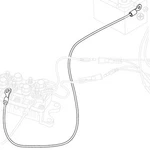 Warn Cable 6 Gauge - Red 36". Fixed Price $17.95.