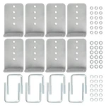 Maxpeedingrods 8 Pack 8" L-type Boat Trailer Bunk Bracket Kit For 3x3 Cross M.... Fixed Price $135.70.