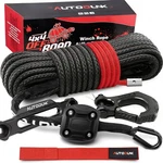 Synthetic Winch Rope - 1/4" X 50ft 10,000lbs Line With 6" Fairlead, For.... Fixed Price $62.15.