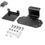 Black Steel Utv Front Bumper Winch Mount Plate Kit Fit Yamaha Rhino 450/660/700. Fixed Price $31.99.