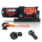 Electric Winch 3000 Lb 12v Dc Synthetic Rope Wireless Remote Zesuper Trailer. Fixed Price $154.99.