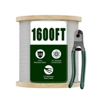 1/8 T316 Stainless Steel Cable With Cutter7x7 Strands Construction, For Deck .... Fixed Price $306.11.