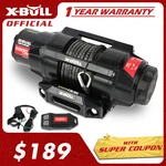 X-bull 5000lb Electric 12v Winch Synthetic Rope Towing Trailer Atv Utv 4wd. Fixed Price $199.90.