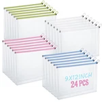 Lopyxbr 24 Pcs A4 Clear Zipper Pouches Bags For Organizing 9x12 Inch Plastic .... Fixed Price $34.34.