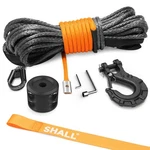 Shall 1/4"x50 Ft Synthetic Winch Rope 10,000lbs Line For Atv Utv Offroad. Fixed Price $27.99.