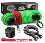 Daydoor Synthetic Winch Rope, 1/4 Inch X 50ft 50ft, Green. Fixed Price $48.08.