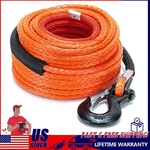 Synthetic Winch Rope 1/2"x100'ft 32000lbs Cable Line Off Road For Atv. Fixed Price $89.99.