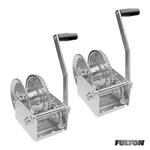 Fulton 2x 1.5k Automatic Brake Winch W/ Dual Ratchet System And No Strap Combo. Fixed Price $430.99.