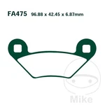 40252-sintered Brake Pads For Motorcycle R Compatible With Polaris Sportsman. Fixed Price $63.81.