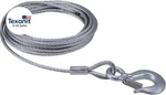 - (6520) 1/4" X 25" Winch Cable With Hook 7 19 Galvanized Aircraft Fo. Fixed Price $75.38.