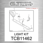 Tcb11462 Light Kit Fits John Deere (surplus Open Box). Fixed Price $266.02.