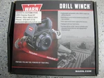 Warn 101570 Hand Held Drill Winch Hoist 750 Lbs Come Along 40 Feet Steel Cable. Fixed Price $239.99.