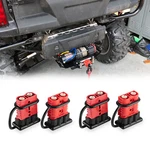 Weisen 4pcs 2-4 Gauge Battery Quick Connect Disconnect Electrical Kit For Winch. Fixed Price $29.39.