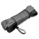 Stegodon 1/4 X 50ft Synthetic Winch Rope 10000lbs Line Cable Black. Fixed Price $29.87.