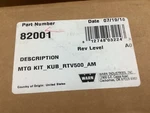 Warn 82001 Atv Winch Mounting System Fits 09-13 Rtv500 4x4 Mount Kit. Fixed Price $79.99.