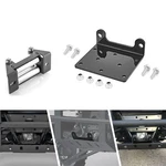 Front Winch Mount Plate+4 7/8" Roller Fairlead For Kawasaki Mule Pro Mx 2019+. Fixed Price $42.99.