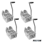 Fulton 4x 1.5k Automatic Brake Winch W/ Dual Ratchet System And No Strap Combo. Fixed Price $831.99.