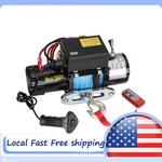 Electric Winch For Jeep Wrangler Synthetic Rope Towing 10000lb Wireless Usa. Fixed Price $237.99.