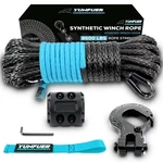 Yunfuer 3/16" X 50ft Synthetic Winch Rope Cable Kit, 8500lbs 3/16"x50ft, Gray. Fixed Price $47.90.