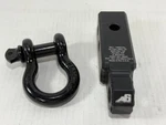 Agency 6 Recovery Shackle Block Assembly 2" Black - Hitch Receiver. Fixed Price $69.00.