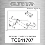 Tcb11707 Material Collection System Fits John Deere (surplus Open Box). Fixed Price $2253.20.