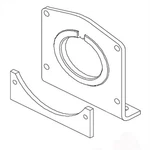 Bronco Drum Support Plate Kit For 6212002 Winch Ac-12002l. Fixed Price $18.51.