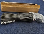 Wrough 1/4" Synthetic Winch Rope Hook For Atv, Utv, Boat Trailer, Jeep. Fixed Price $19.99.