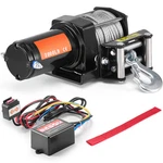 Uimoso Electric Winch Atv Utv 3000 Lb Steel Cable Ip55 Waterproof Wired Control. Fixed Price $69.99.