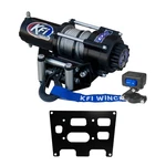 Kfi Atv 2000lbs Winch A2000 & Mount 100335 Kit 2004 Arctic Cat 650 4x4. Fixed Price $246.95.