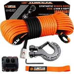 Synthetic Winch Rope Kit 1/4"x50ft 10000lbs Off-road Cable Atv Utv. Fixed Price $92.91.