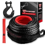 3/8" X 92' With 27000 Lbs Strength, Protective Sleeve, Heavy Duty Hook. Fixed Price $90.00.