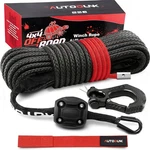 Synthetic Winch Rope - 1/4" X 50ft 10,000lbs Line With Protective Sleev.... Fixed Price $43.98.