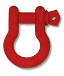 8-1/2 Ton Mega Patriot Red Powdercoated 1 Inch D-shackle (single). Fixed Price $54.99.
