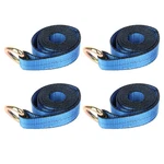 Blue Tow Dolly Wheel Tire Tie Down Lasso Straps High Quality 4pcs. Fixed Price $29.19.