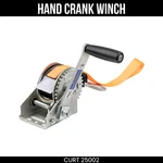 Curt Hand Crank Trailer Win With 15 Ft Strap 900 Lb Capacity 6.5 In Handle. Fixed Price $77.99.