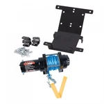 Tusk Winch With Synthetic Rope And Mount Plate 3500 Lb. 1473640065. Fixed Price $313.93.
