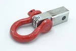 Billet 4x4 Mega Steel Shackle Bracket 2" With 1" Patriot Red D-ring Box. Fixed Price $29.99.