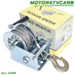 All-carb Heavy Duty Steel Cable Crank Gear Hand Winch Atv Boat Trailer 600 Lbs. Fixed Price $20.83.