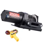 Uimoso 2500 Lbs 12v Electric Winch With Synthetic Rope And Wired Remote Control. Fixed Price $64.59.