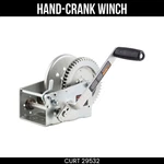 Curt Hand Crank Two-speed Trailer Win 3200 Lb Capacity With 9.6 In Handle. Fixed Price $159.99.