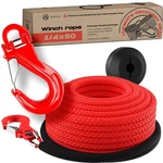 Synthetic Winch Line Cable Rope For Atv, Utv, Snow Plow Pre Stretched 8200lbs.... Fixed Price $58.17.