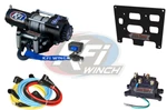 2000 Lb Kfi Steel Cable Winch & Mount Kit Arctic Cat 400 Tbx 4x4 2004. Fixed Price $247.90.