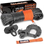All-top Synthetic Winch Rope W/hook & Isolator, 3/16in X 50ft, 8350lbs Uhmwpe.... Fixed Price $68.42.