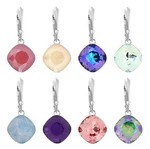 Sterling Silver Earrings Safety Hooks Made With 4470 12mm Primero Crystals. Fixed Price $39.27.