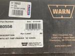 Warn Front Plow Mount 80556, 2002-2013 Kawasaki Prairie Kvf360. Fixed Price $72.25.