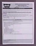 Warn Winch Mount Plate Kit Part Number - B16-f28m0-v0-00 For Yamaha. Fixed Price $66.99.